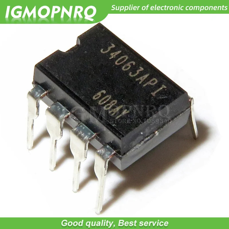 10 ชิ้น MC34063API DIP8 MC34063AP1 DIP MC34063 34063API DIP-8