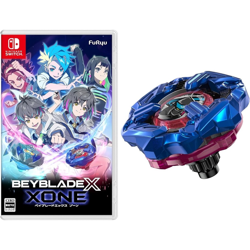 Switch Beyblade X XONE โบนัส Shinobi Knife 4-60LF Metal Coat: Blue Takara Tomy
