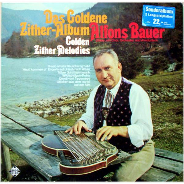 แผ่นเสียง Alfons Bauer - Das Goldene Zither-Album Mit Alfons Bauer (Vinyl) (VG+) (2LPs)