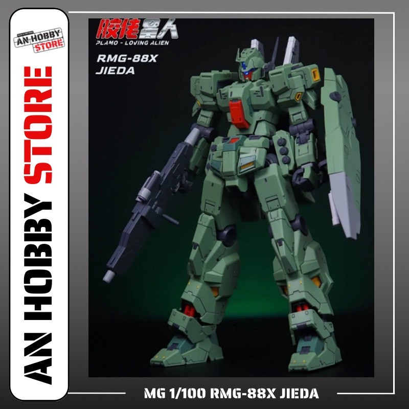 ASSEMBLY MODEL RMG-88X JIEDA พลาสติก Plamo Loving Alien (ฐานฟรี)