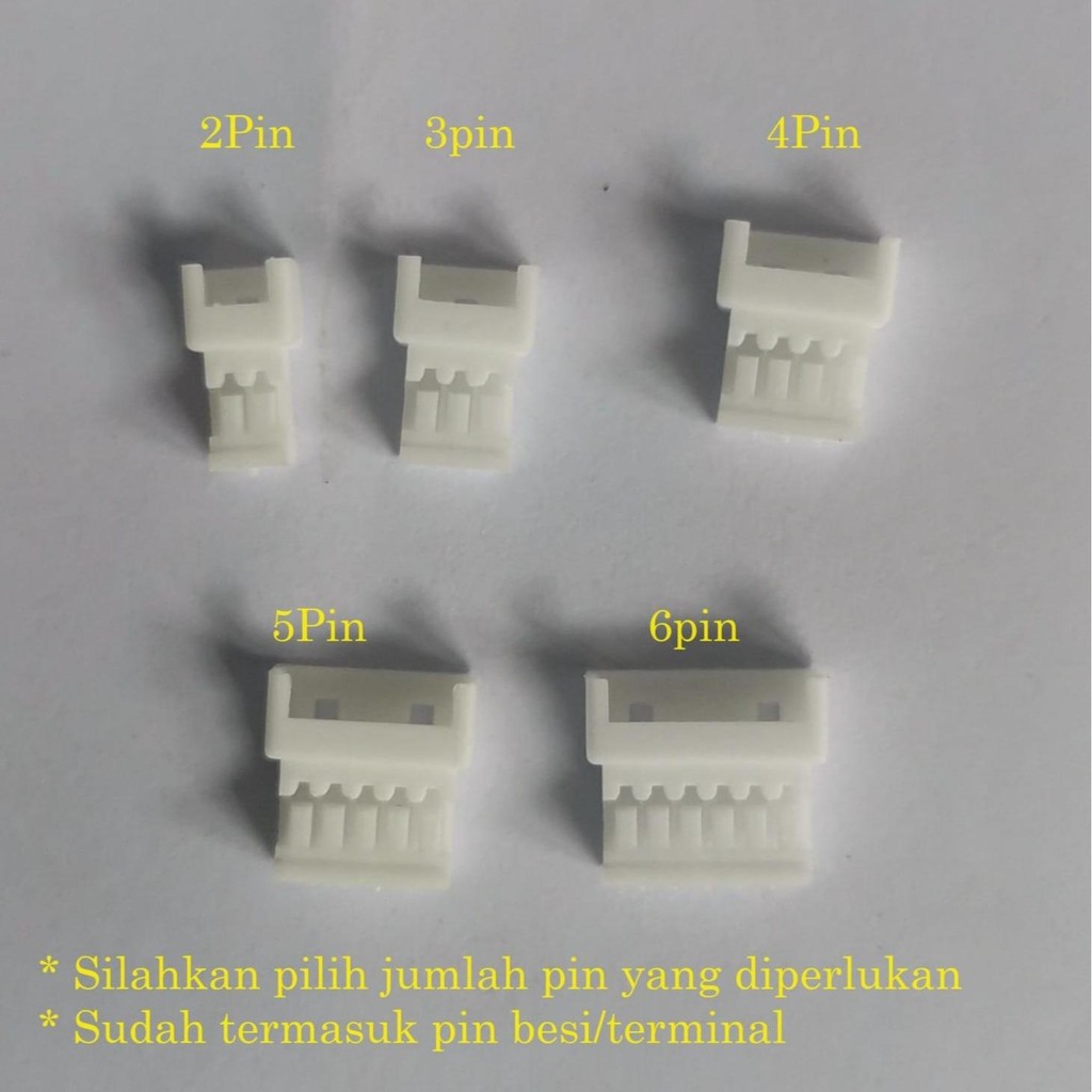 1 ชิ้น JST Micro Connector ที่อยู่อาศัย 1.25 มม. 1.25 2Pin 3Pin 4Pin ชาย