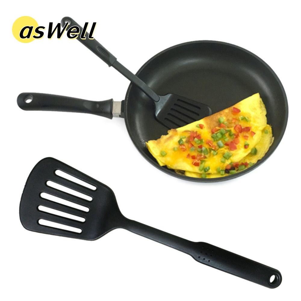 ASWELL ช้อนไม่ติดเครื่องมือทําอาหารที่เป็นของแข็งอุปกรณ์ครัวไนลอน