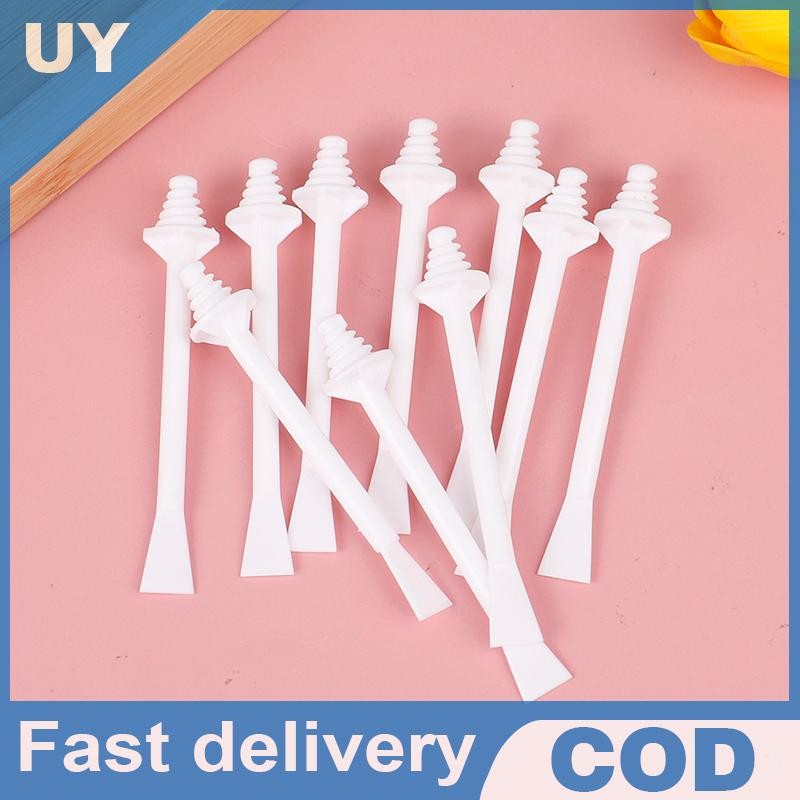 10 ชิ้น Nose Wax แว็กซ์แท่งกําจัดขนแบบใช้แล้วทิ้งพลาสติกแท่งรอยเปื้อน