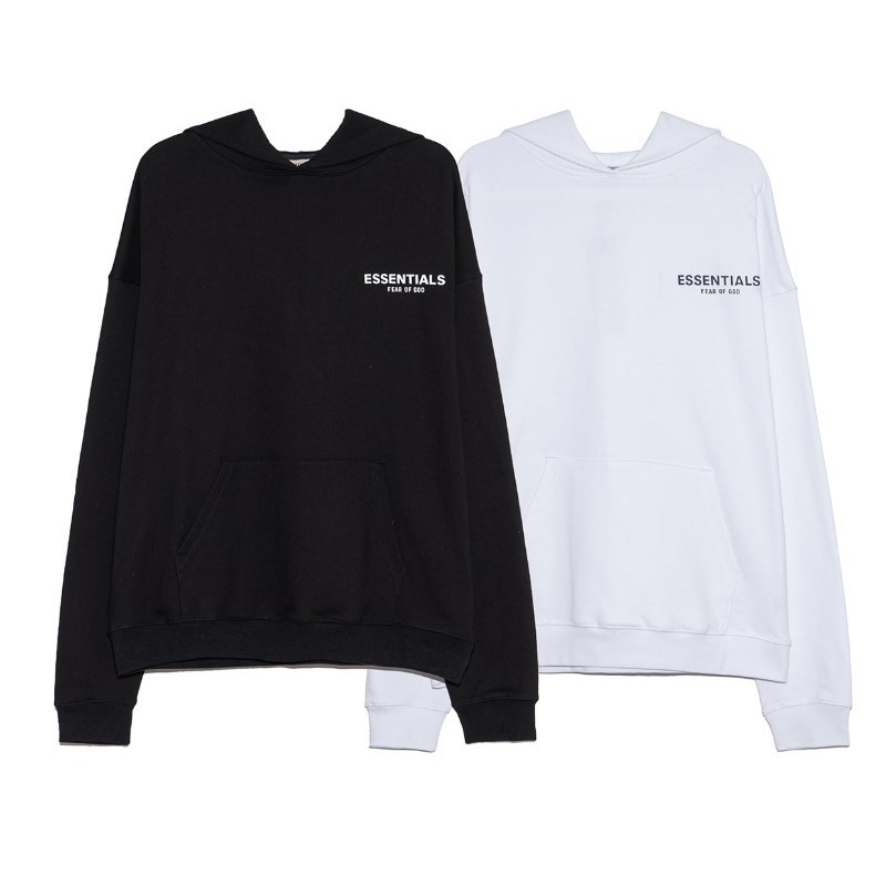 FOG Street Wear FEAR OF GOD Floral Landscape Print Hoodie ESSENTIALS High Street Pullover Sweatshirt