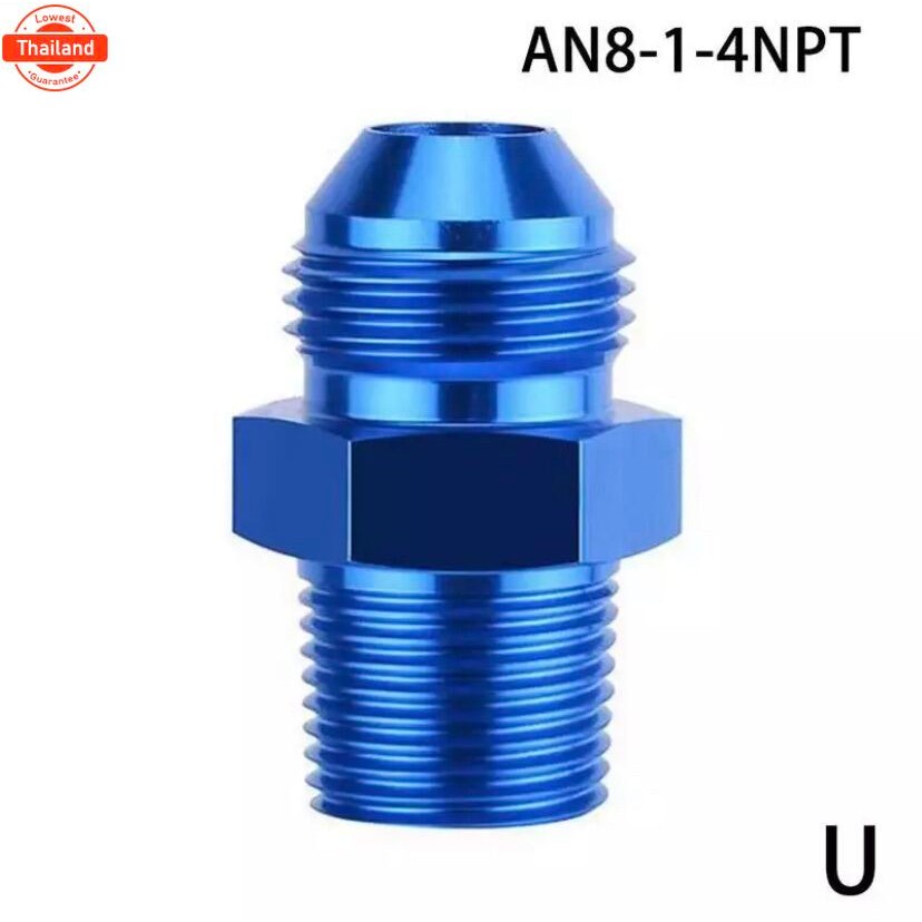 GF17 AN AN4 AN6 AN8 AN10 AN12 NPT Straight Fuel Oil Air Hose Auto Male Thread Fitting Car Pipe Fitti
