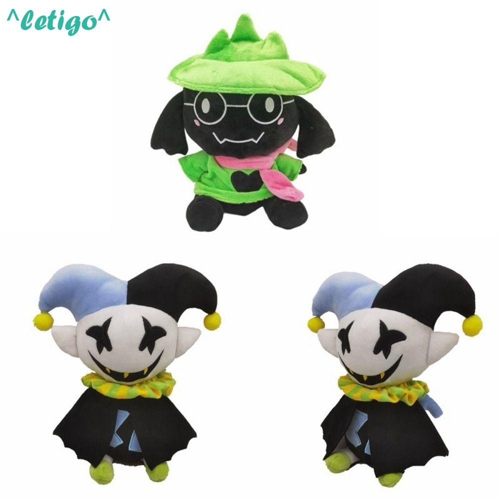 [LETIGO] Jevil Deltarune ตุ๊กตาตุ๊กตา,การ์ตูนนุ่มอะนิเมะตุ๊กตาของเล่นตุ๊กตา,น่ารักตุ๊กตา/PP ผ้าฝ้ายน