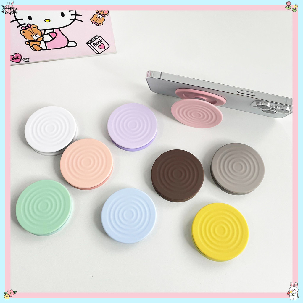 ที่วางโทรศัพท์แม่เหล็ก Popsocket แบบเรียบง่าย ขาตั้งเดสก์ท็อปแบบยืดหดได้แบบพับได้ Popsocket Magsafe