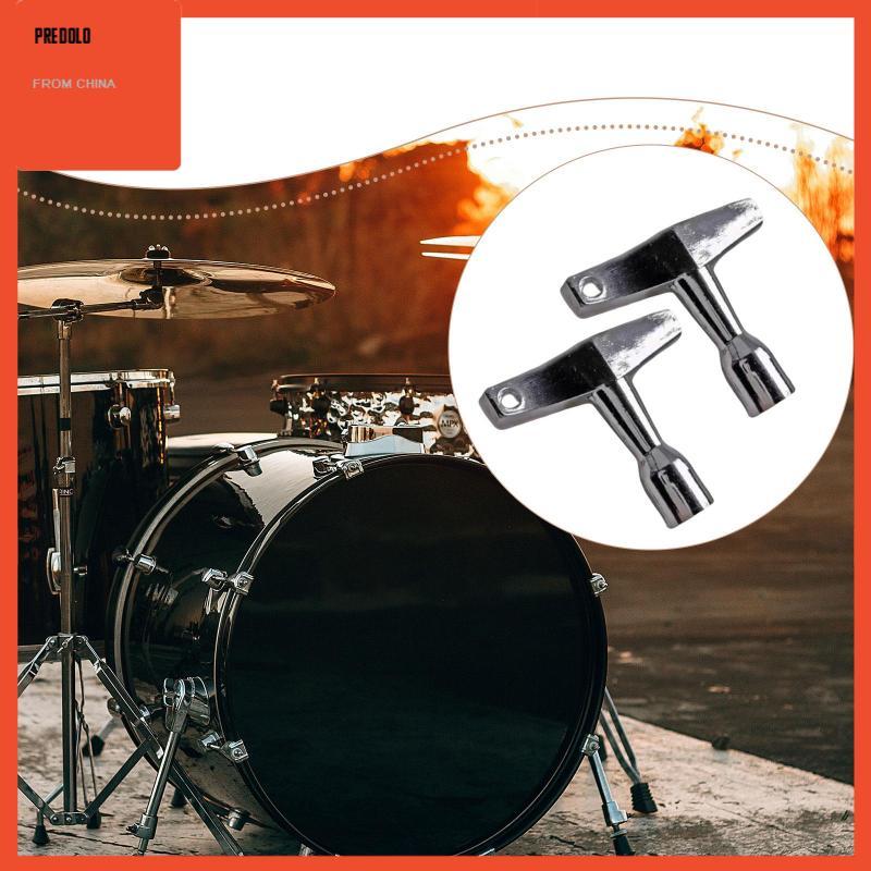 [Predolo] Universal Drum Tuner Key Sturdy Drum Key Tool ฮาร์ดแวร์ขนาดกะทัดรัดสําหรับกลองและกลองอิเล็