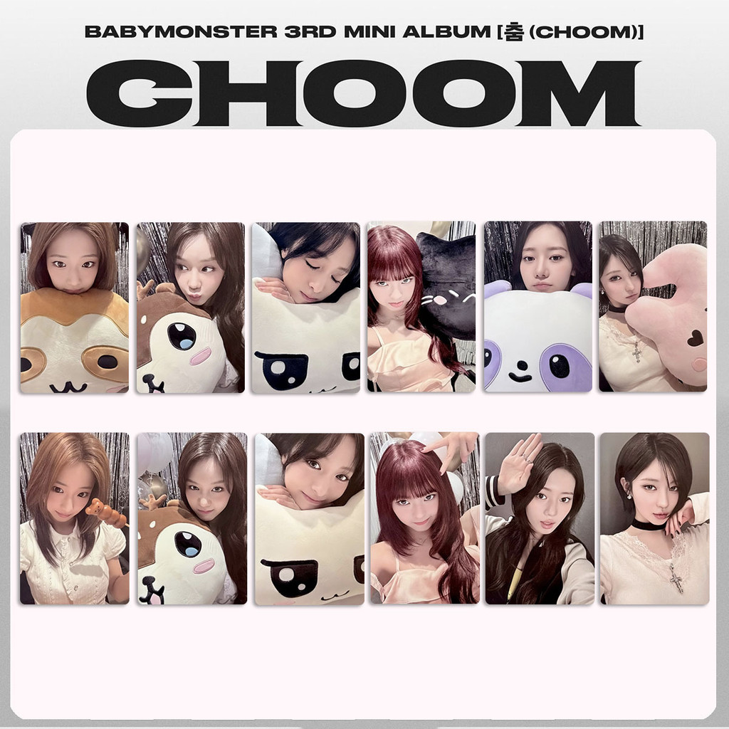 BABYMONSTER BABYMONSTER CHOOM อัลบั้ม Merchandise Photocard Early Bird Photocard Bonus Card