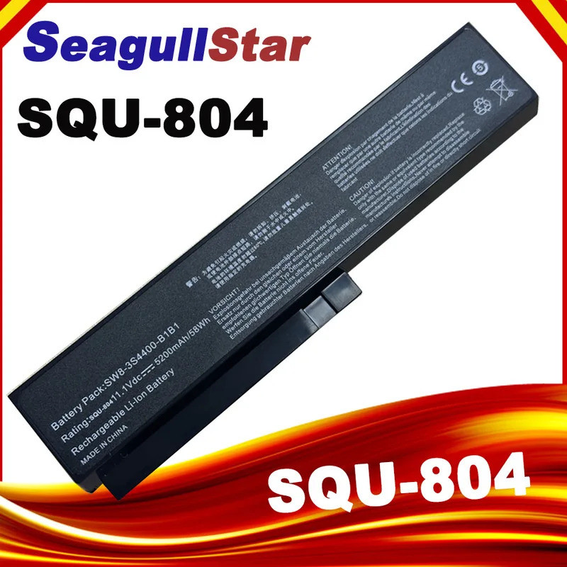 SQU-804 แบตเตอรี่แล็ปท็อปสําหรับ LG R410 R510 R560 R580 SW8-3S4400-B1B1 3UR18650-2-T0144 3UR18650-2-