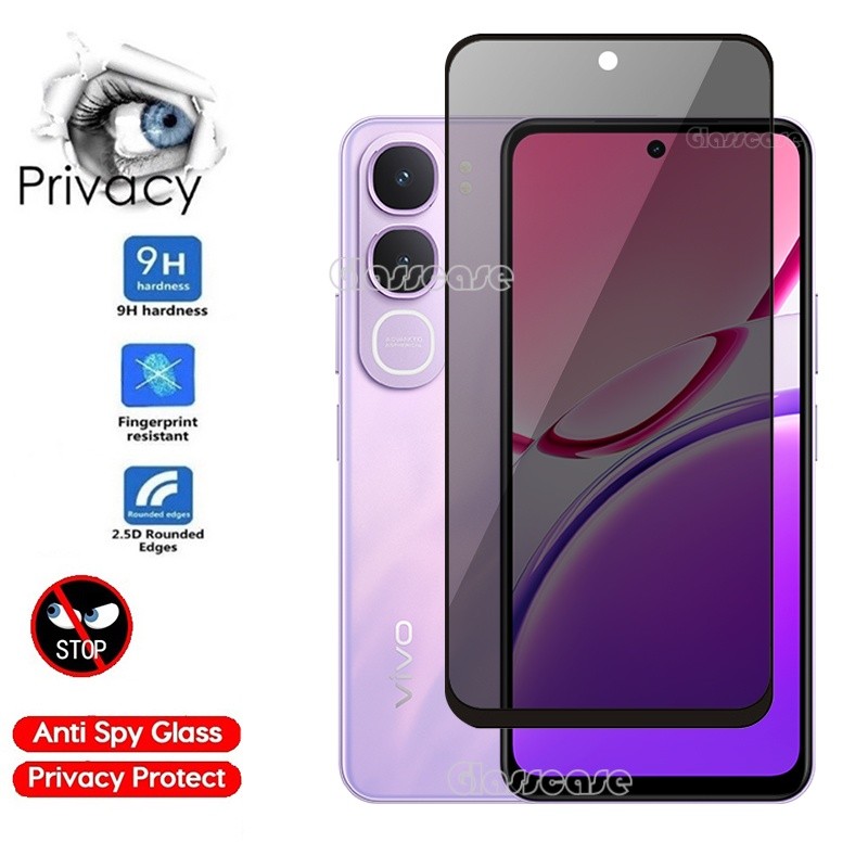 Vivo Y31s 5G 2026 2 ชิ้นตัวป้องกันหน้าจอความเป็นส่วนตัวกระจกนิรภัยสําหรับVivo Y31s Y31 Y31d Y31dPro 