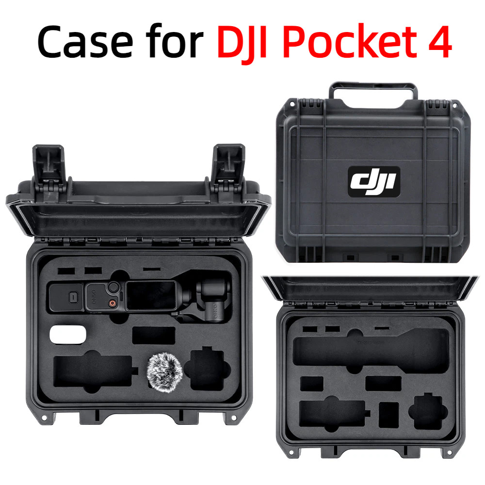 สําหรับ DJI OSMO Pocket 4 กล่องป้องกันการระเบิด Universal ชุดกล่องเก็บ Hand in Hand Pocket 4 อุปกรณ์เสริมกล้อง