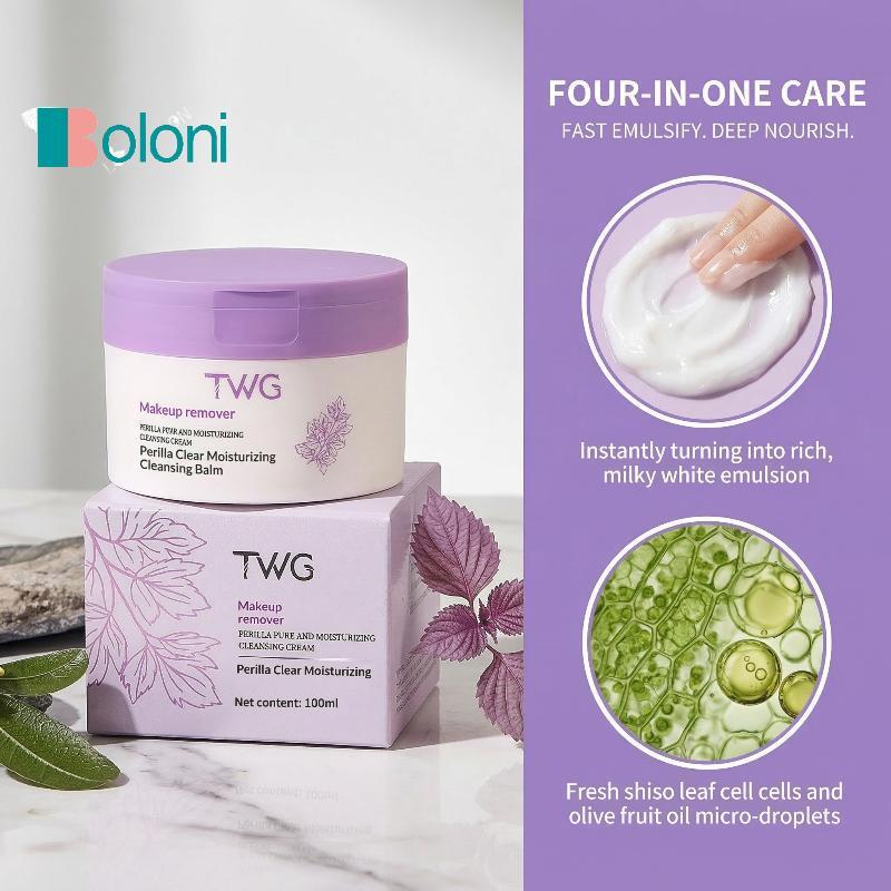 [Boloni] Makeup Remover Cleansing Balm Deep Cleaning Facial Cleanser All In One Nourishing Oil อ่อนโ