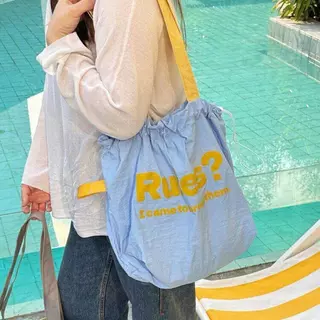 Miss_J พร้อมส่งจากกทม🎀กระเป๋าสะพายไหล่ไนลอนน้ำหนักเบา พับได้ กันน้ำ
