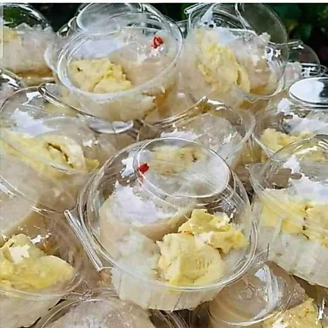 กล่องใส พลาสติก ทรงกลม เบอร์ R3  ฝากับตัวกล่องติดกัน ใช้งานสะดวก หลากหลาย ขนาด กว้าง 11 ×ยาว11 × สูง 7 ซม. แพคละ50ใบ