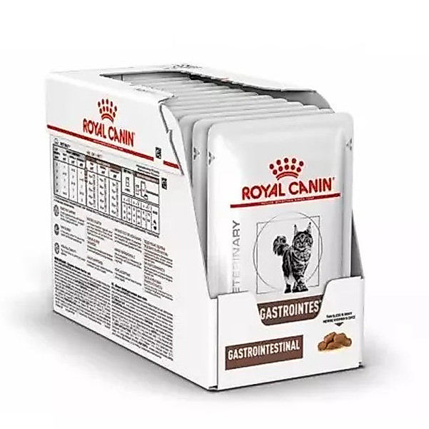 Royal Canin Gastrointestinal Pouch 85 g สำหรับแมวท้องเสีย ถ่ายเหลว <exp:07/27> <ยกกล่อง 85g x 12ซอง>