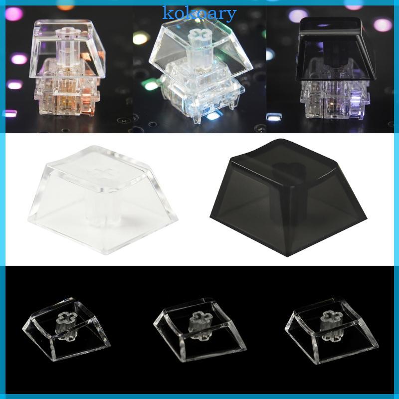 KOK 10PCS คุณภาพ Clear PC Keycaps ความเข้ากันได้สําหรับ MX โครงสร้างสวิทช์ Keycaps