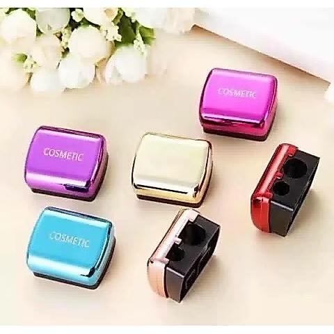 กบเหลาดินสอ กบเหลาสำหรับดินสอเขียนขอบตา แบบคละสี