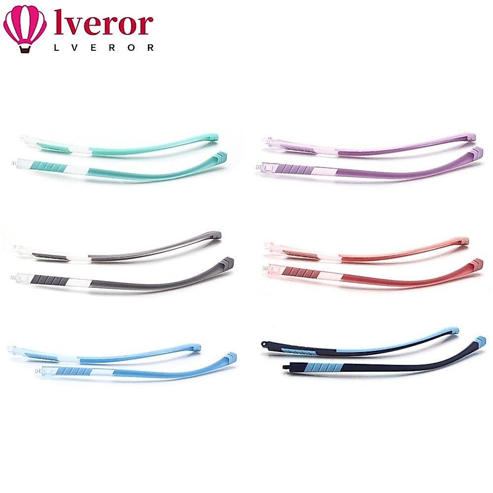 แขนแว่นตา LVEROR, แว่นตา Anti-Slip เปลี่ยนขา, ซิลิโคนฟันเดี่ยวกรอบแว่นตาอุปกรณ์เสริม