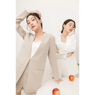 CONT | Penny Blazer เสื้อสูท เบลเซอร์ มีกระเป๋า ด้านหน้าสามารถติดตะขอได้