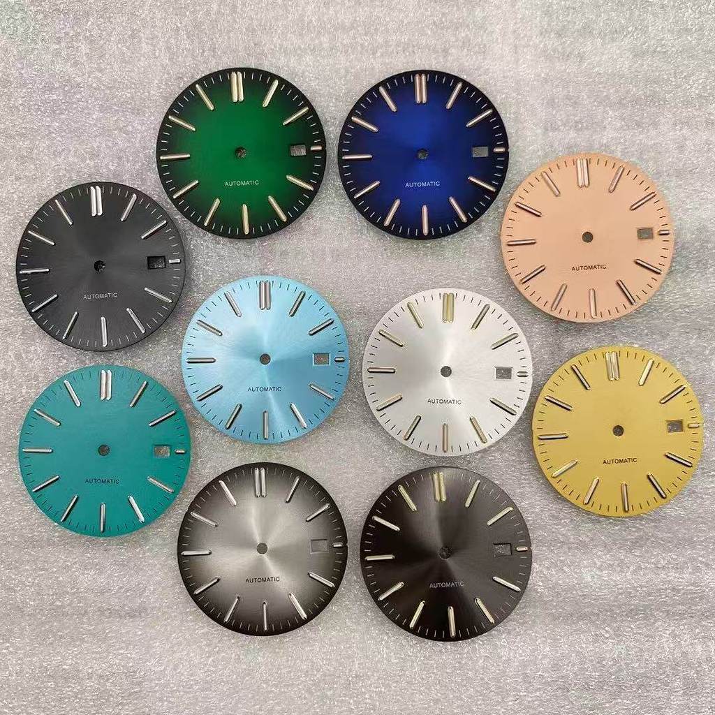 [Dial Accessories 5] 31.8mm Modified Dial Surface Farm Oak Bar Nail Green Luminous Watch Accessories