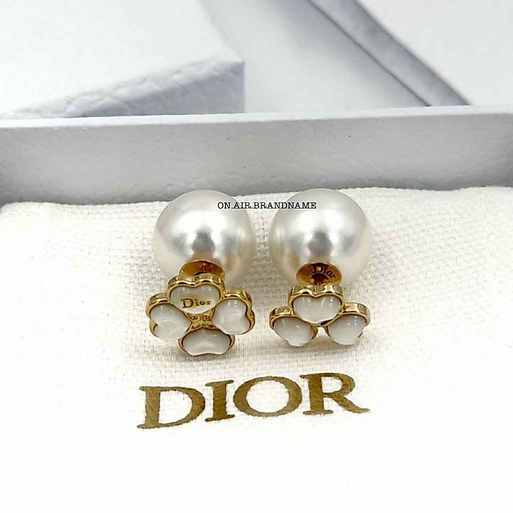 New dior tribales earrings ต่างหู ดอก clover น่ารักมากๆ ต้องสะสม