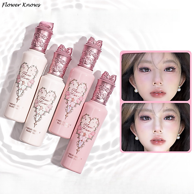 FLOWER KNOWS คอนซีลเลอร์ Midsummer Night Series Soft Focus Brightening คอนซีลเลอร์ควบคุมน้ํามันและความชุ่มชื้นการปรับเปลี่ยนใบหน้าแต่งหน้าใบหน้า