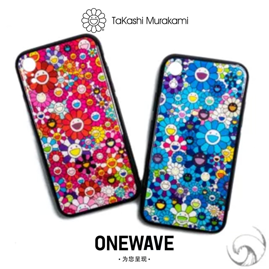 [สต๊อกพร้อมในประเทศ] Takashi Murakami Sunflower iPhone Apple Phone Case XR Protective Case Ouyang Na
