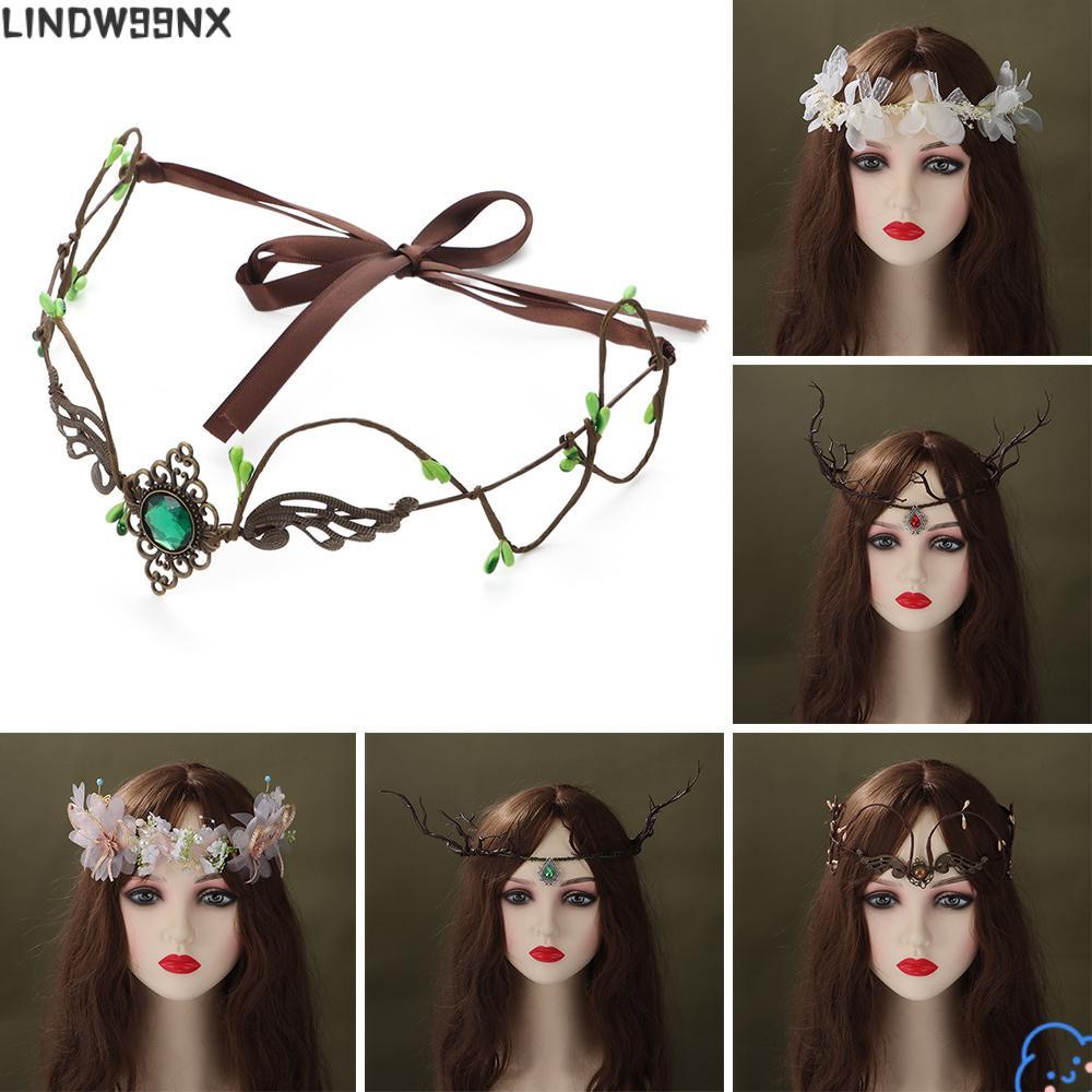 LINDW99NX Headpiece, Witch Theme เจ้าสาว Elven Crown, Vine Design Dress Accessory Wedding Accessory 