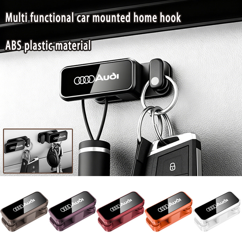 Audi รถตะขอแถวด้านหน้ามัลติฟังก์ชั่ตะขอที่มองไม่เห็นอุปกรณ์เสริมในรถยนต์,สําหรับ Audi A3 8l 8Y A1 Q5