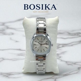 BOSIKA นาฬิกาข้อมือหญิง นาฬิการุ่นใหม่ หน้ากลม ดีไซน์ใหม่ สว…