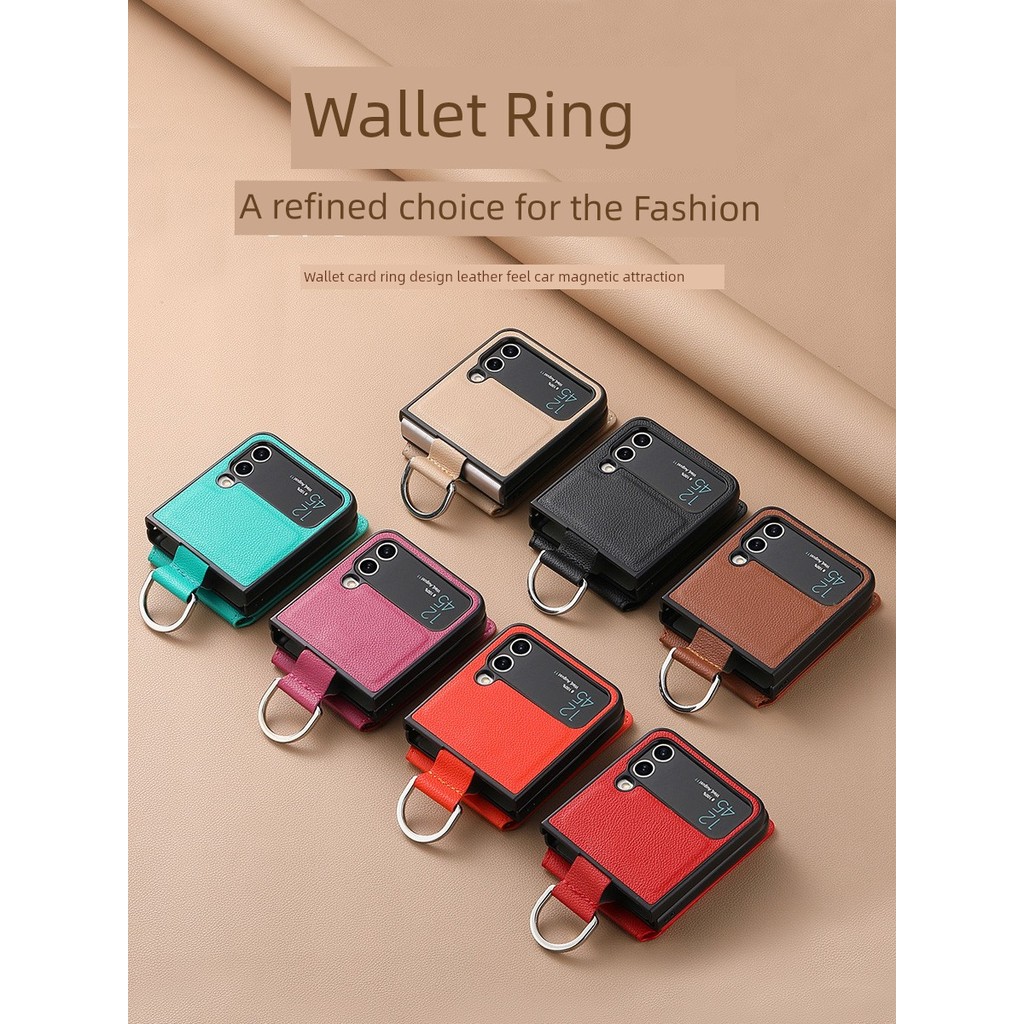 เคส flip5 เคส z flip 5 ซัมซุง เคสป้องกันวงเล็บการ์ดเคสโทรศัพท์แม่เหล็ก