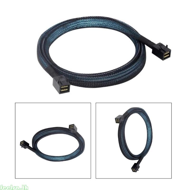 รู้สึกว่า SFF 8643 ถึง SFF 8643 สายแปลงพร้อมการเชื่อมต่ออุปกรณ์ Easyband