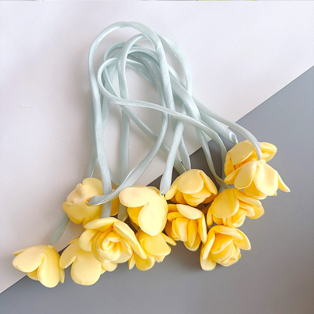 อุปกรณ์ตกแต่งดอกไม้ผ้า double-headed lily bud – ใช้สำหรับทำจี้เครื่องประดับและงานฝีมือ ราคา ถูกที่สุด ดีลบีเคเค แกลเลอรีภาพที่ 5