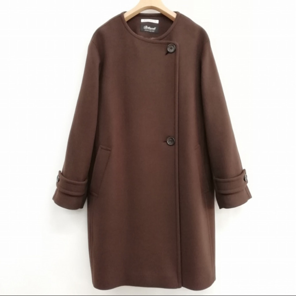 OVERCOAT ELLA Long Coat Brown Direct from Japan Secondhand