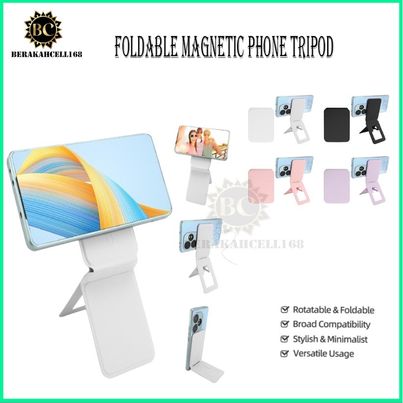 HP BCL168 - MAGNETIC PHONE HOLDER TRIPOD STAND MAGNET MINIMALIST FOLDABLE - TPM