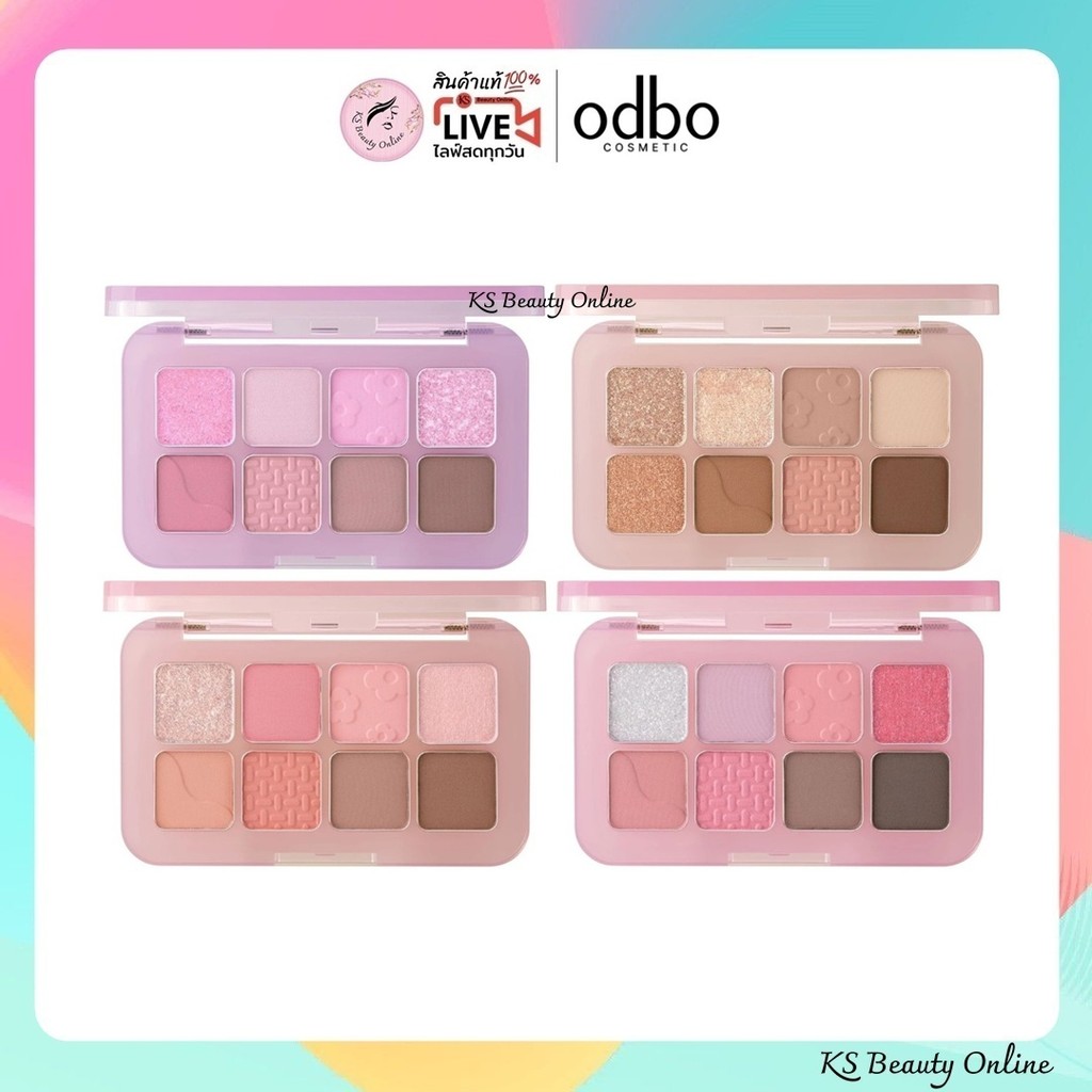 (OD2030) โอดีบีโอ มู้ด คอลเลคเตอร์ อาย พาเลท ODBO MOOD COLLECTOR EYE PALLET