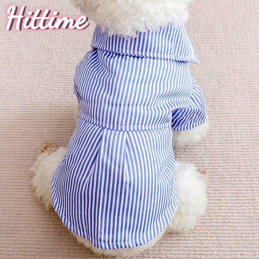 HITTIME 1 PC สัตว์เลี้ยงเสื้อผ้าสุนัขฤดูร้อน Cool Beach สไตล์ฮาวายสุนัขแมวเสื้อแขนสั้น S-XXL สุนัขขน