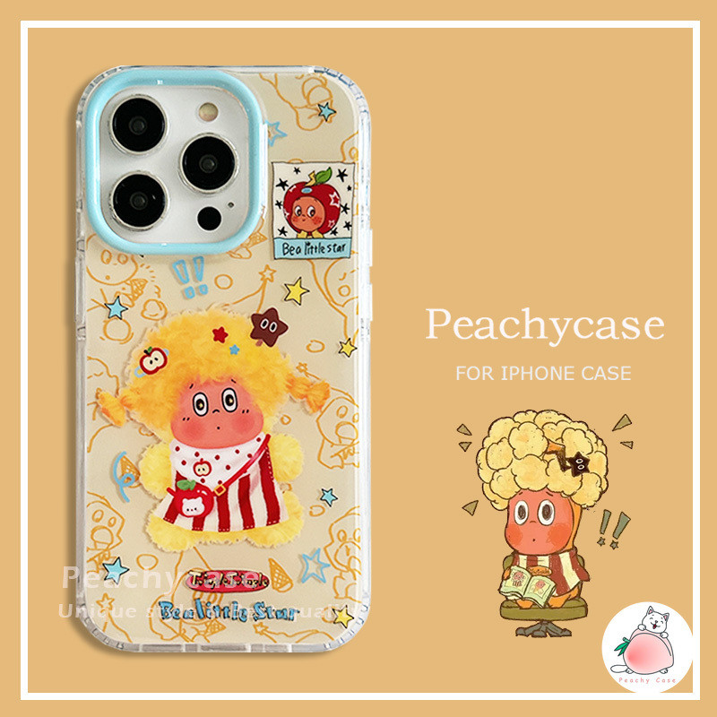 Kawaii Plush Twinkle Boy IMD โทรศัพท์มือถือสําหรับ iPhone 17 16 15 14 Pro Max 13 17promax Big Hole Drop ทนฝาครอบป้องกันปลอก