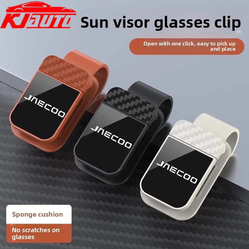 Jaecoo รถแว่นตาคลิป Sun Visor แว่นตากันแดด & ใบเสร็จรับเงินสําหรับ Jaecoo J6 J7 J8 PHEV อุปกรณ์ตกแต่งภายใน