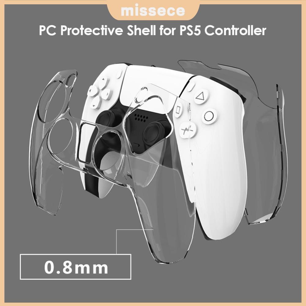 สําหรับ PS5 Clear PC Cover Ultra Slim Protector Case สําหรับคอนโทรลเลอร์ PS5 [Missece.th]
