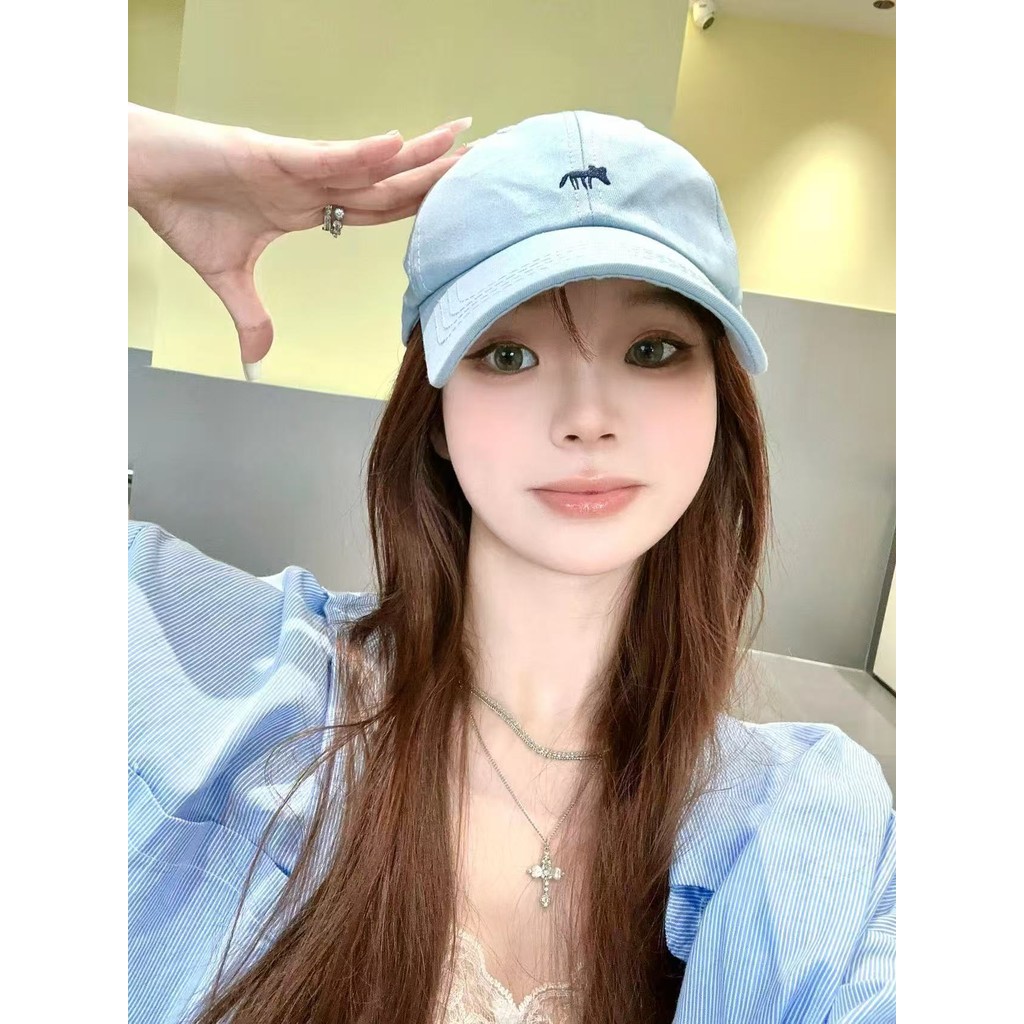 หมวก nylon classic สไตล์เกาหลี Maison Kitsun ขนาด 54-58 cm