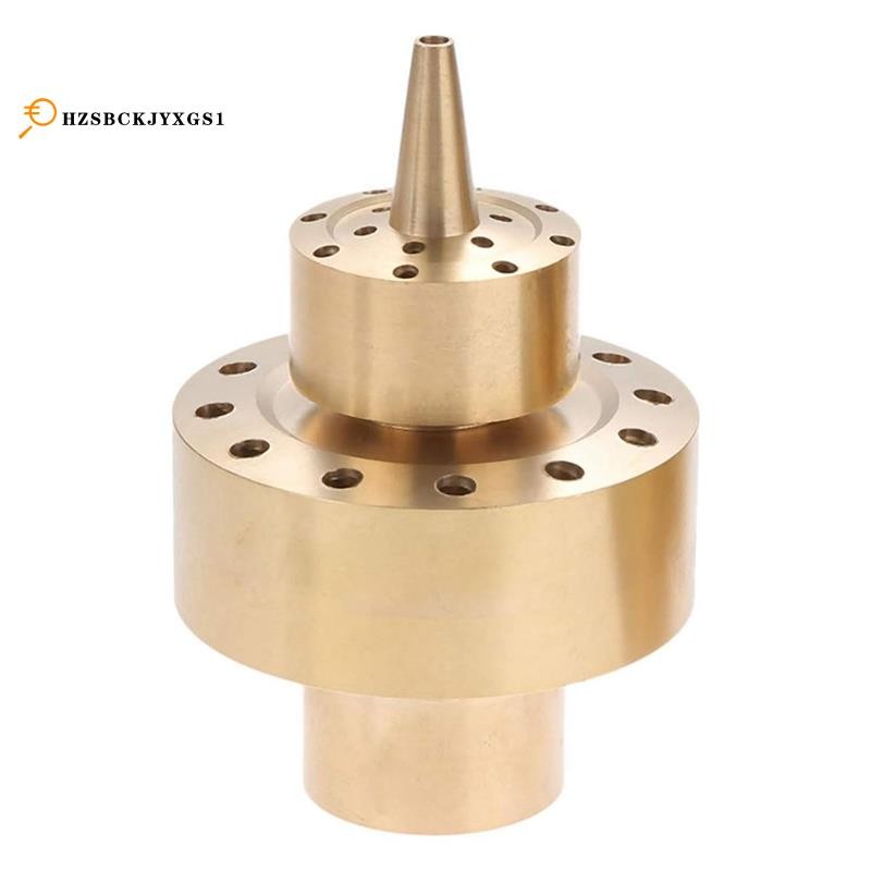 1นิ้วทองเหลืองDN25หัวฉีดน้ําพุคอลัมน์น้ําพุหัวฉีดสปริงเกลอร์สเปรย์หัวสําหรับบ่อนําภาพที่สวยงาม