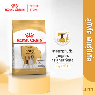 Royal Canin Beagle Adult 3kg อาหารเม็ดสุนัขโต พันธุ์บีเกิ้ล อายุ 12 เดือนขึ้นไป(Dry Dog Food,โรยัล คานิน)