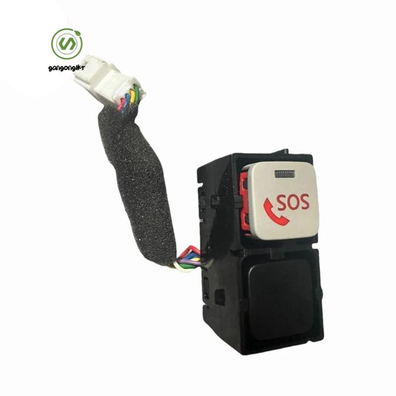 [gangong1kr]แผงควบคุมหลังคารถสวิตช์โทรศัพท์ DCM SOS สวิตช์ฉุกเฉิน 253B0-4CL0A สําหรับ Juke T32Z (J11
