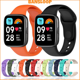 สายซิลิโคนกีฬา for Smartwatch Redmi Watch 3 Active / 3 Lite จัดเรียง Polos Warna สายรัดข้อมือเข็มข้อมืออุปกรณ์เสริม