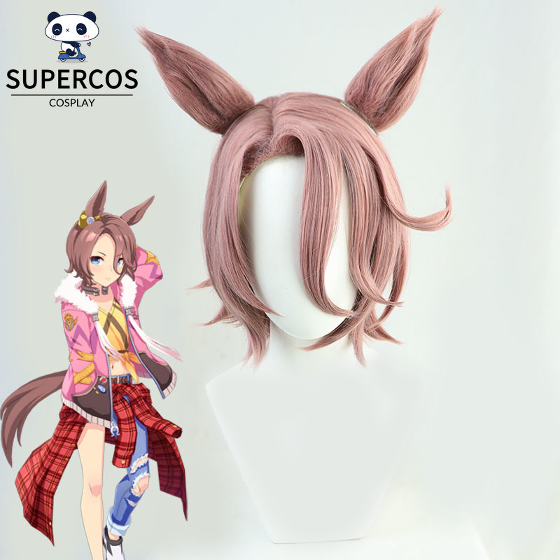 Uma Musume Pretty Derby Narita Taishin Cosplay - วิกผมสังเคราะห์หูหาง