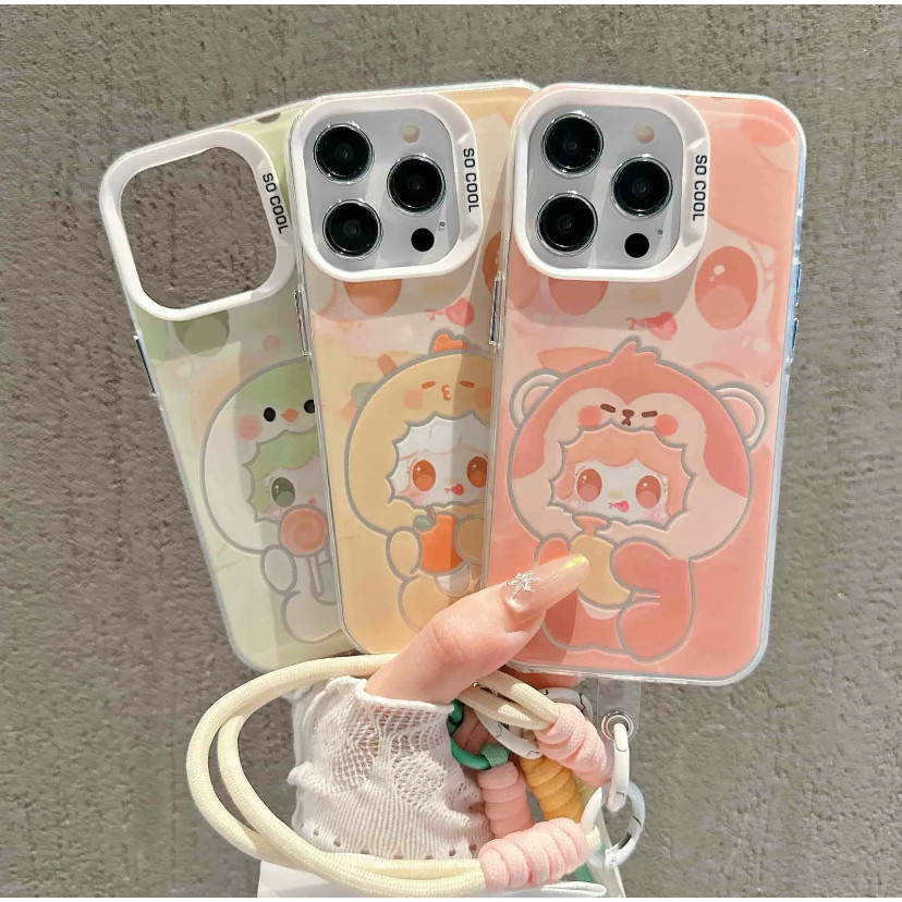 เคส + สร้อยข้อมือสําหรับOppo A31 A38A3SA5A12EA33A54 A54S A8 A7 A5SA74A95A78A58A1A9 A17 A16 RENO4/6/7