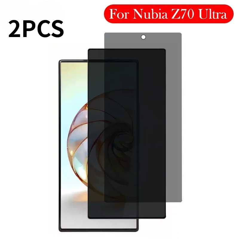 ZTE 2PCS Black Edgeกระจกนิรภัยฟิล์มสําหรับZTE nubia Z70S Z70 Z60S Z60 Pro Ultra Leading HD Clear Scr