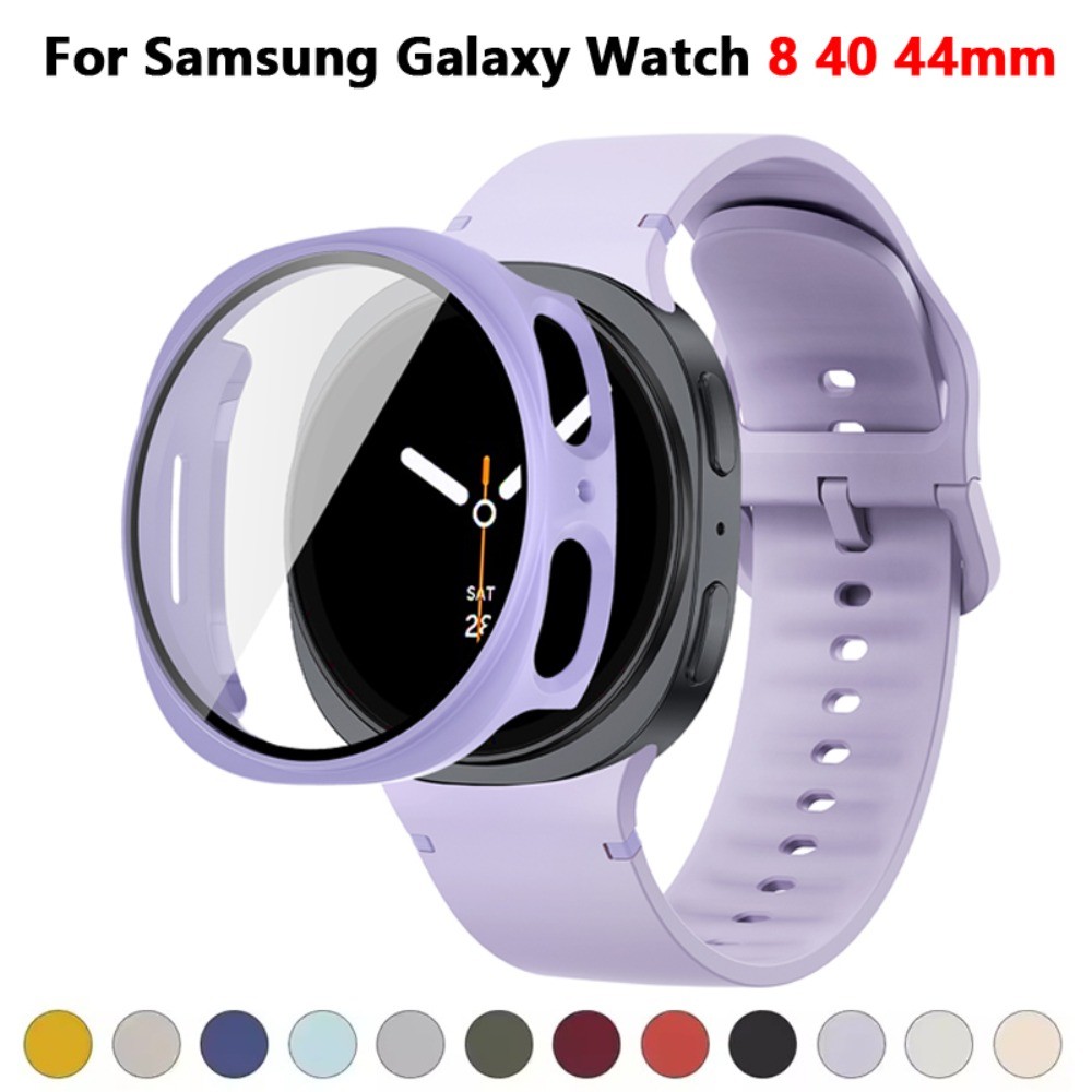 เคสพีซี + สายซิลิโคนสปอร์ตสําหรับ Samsung Galaxy Watch 8 40mm 44mm